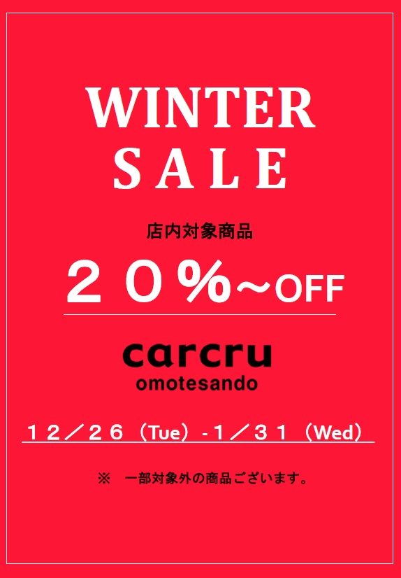 吉祥寺店ウィンターセールpop カルクルomotesando